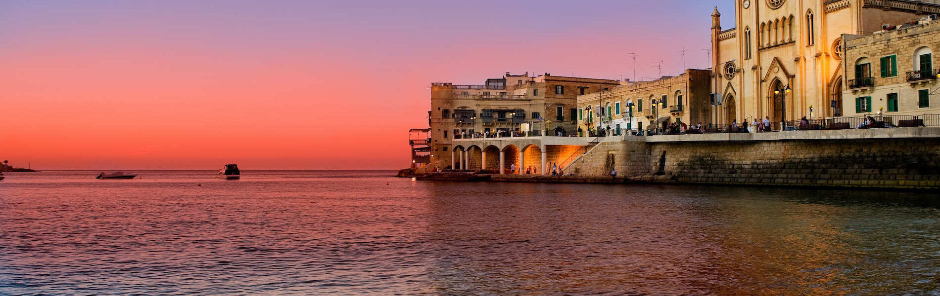 St. Julians Bay in Malta